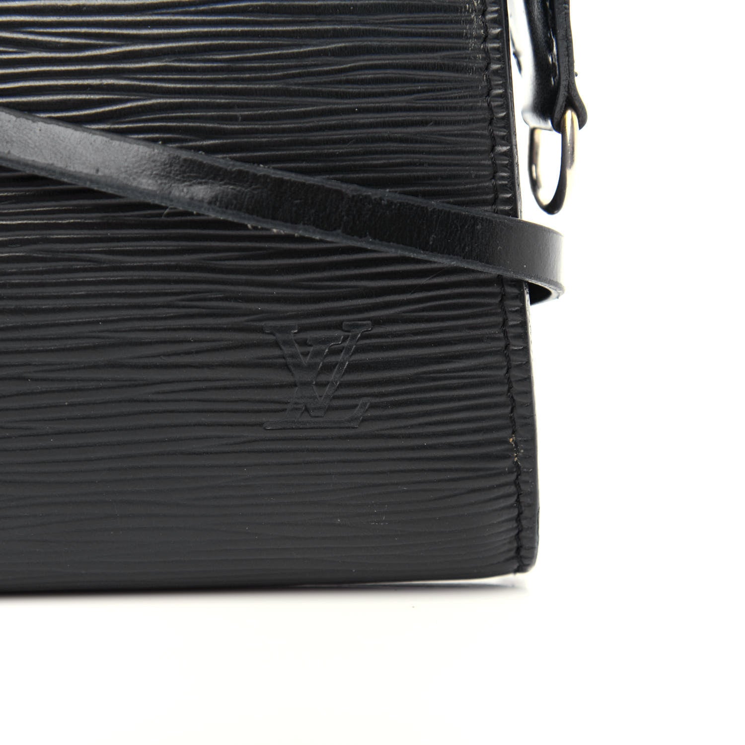Louis Vuitton Epi Pochette Accessories 24 Black 10 of 11