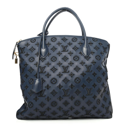 Louis Vuitton Monogram Addiction Vertical Lockit MM Blue 1 of 4