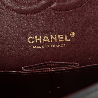 Chanel Lambskin Quilted Medium Double Flap Navy 6 of 12