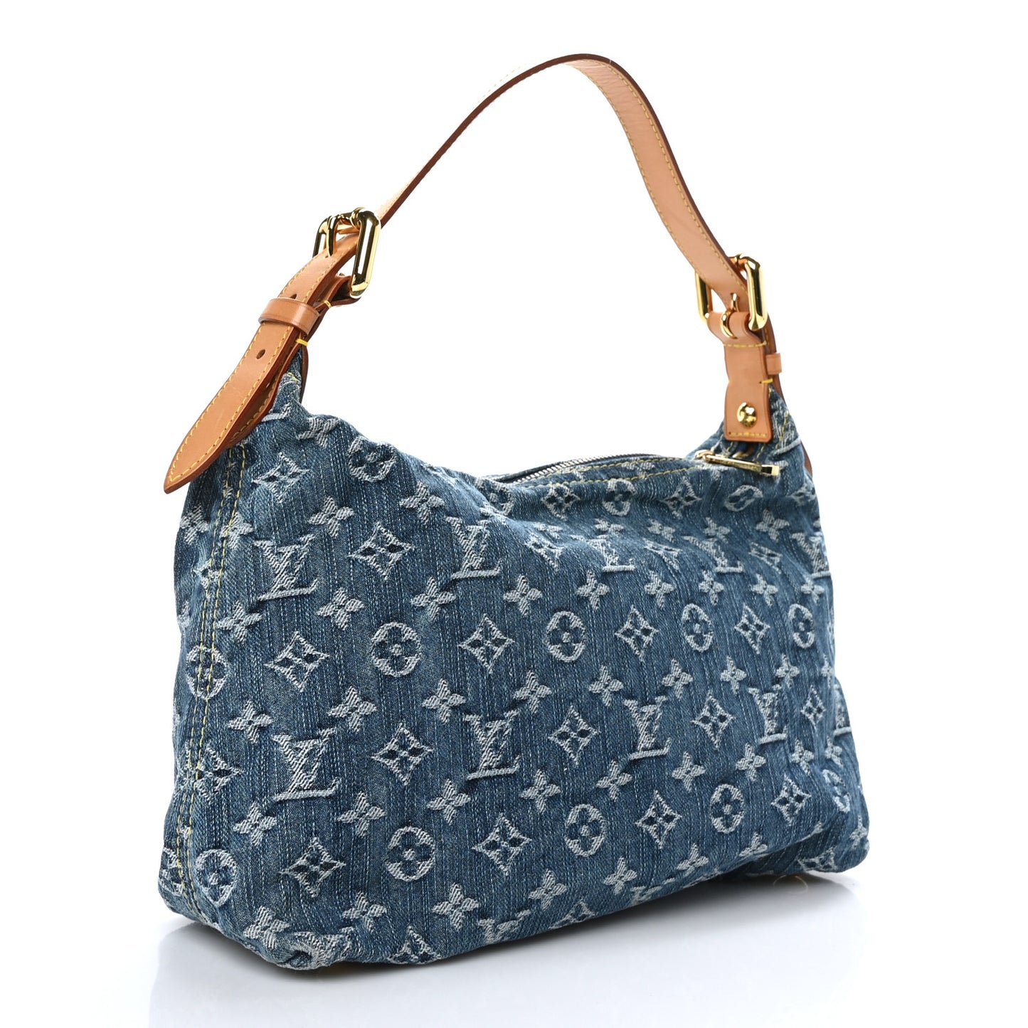 Monogram Denim Baggy PM Blue