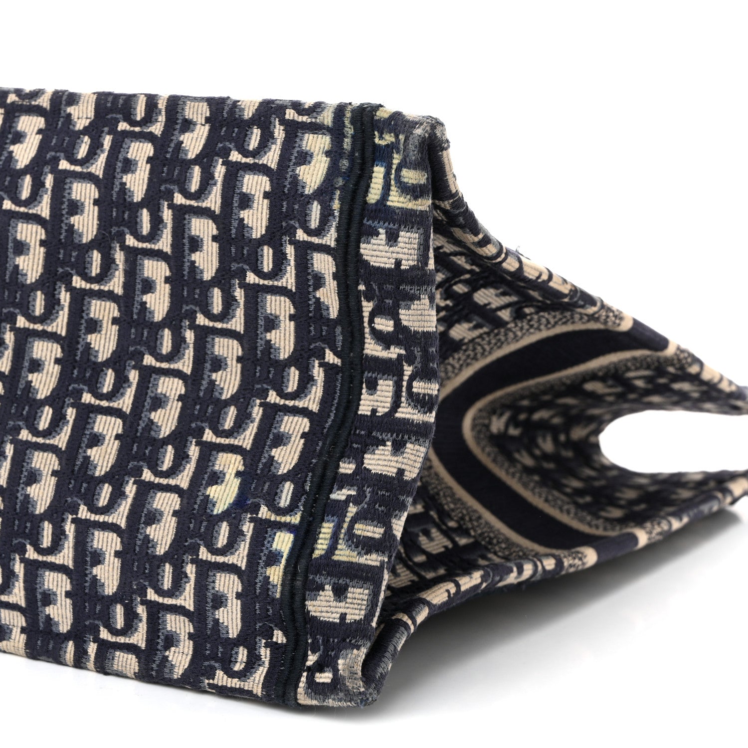 Christian Dior Oblique Large Book Tote Blue Multicolor 10 of 10
