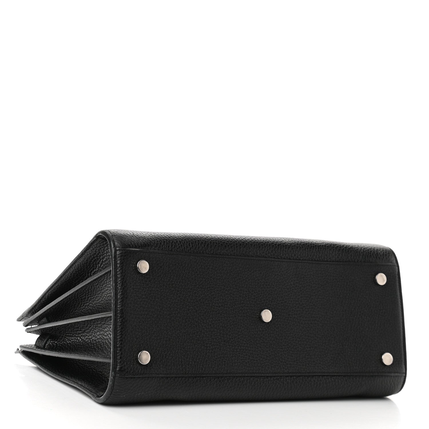Saint Laurent Grained Calfskin Small Sac De Jour Black 4 of 11