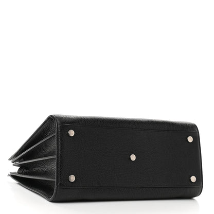 Saint Laurent Grained Calfskin Small Sac De Jour Black 4 of 11