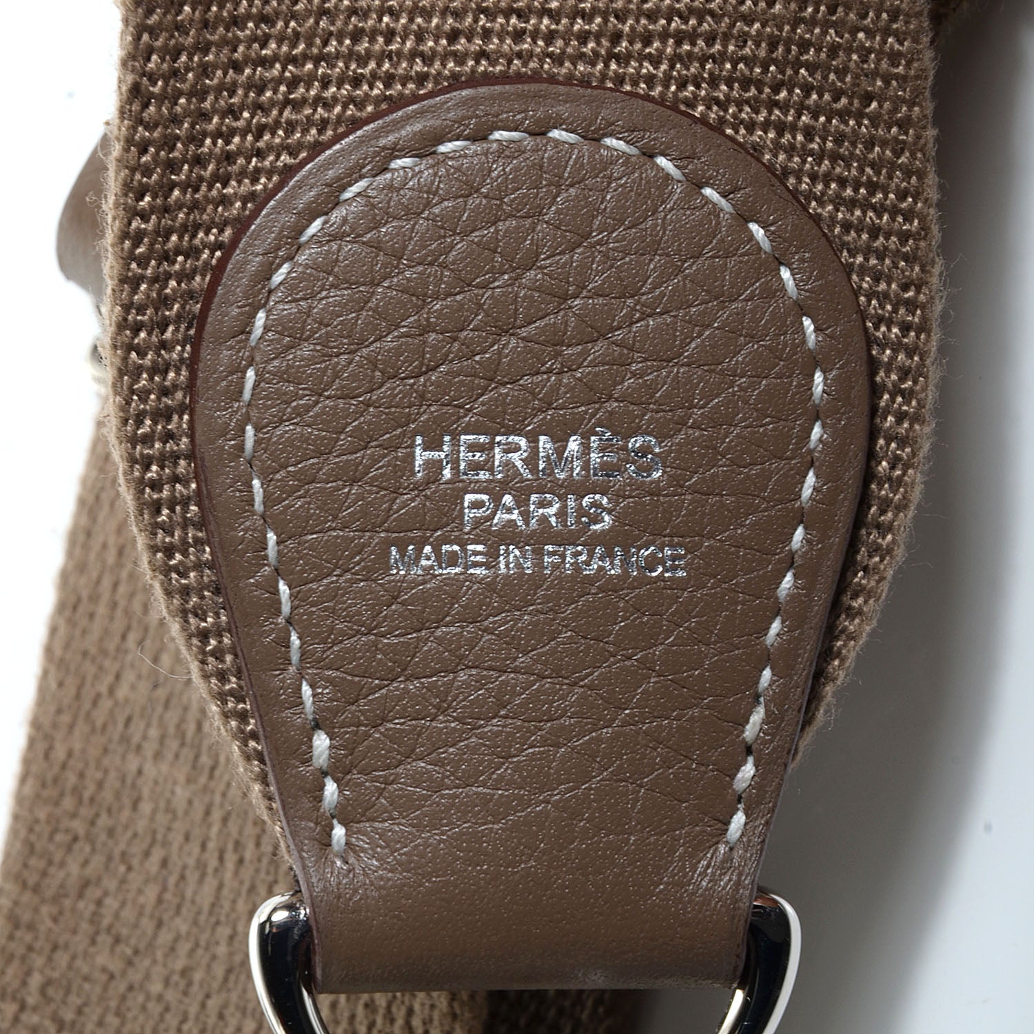 Hermes Taurillon Clemence Evelyne III GM Etoupe 6 of 13