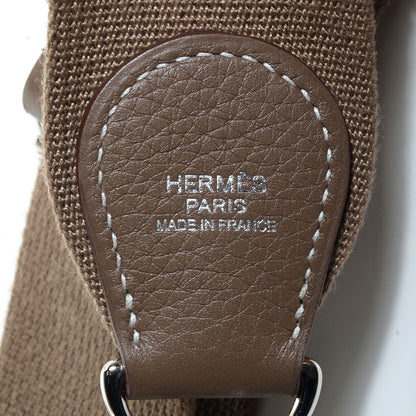 Hermes Taurillon Clemence Evelyne III GM Etoupe 6 of 13
