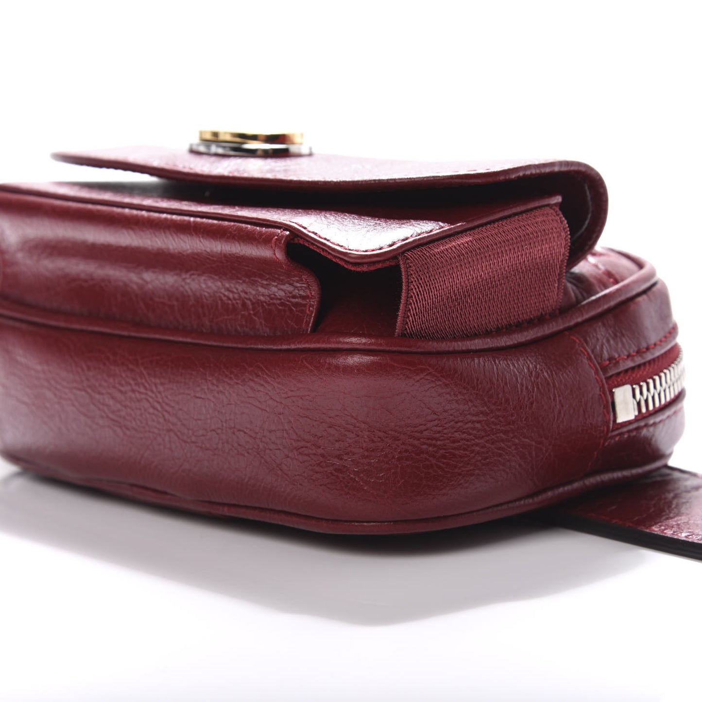 Fluffy Calfskin Mini Morpheus Belt Bag 70 28 Red