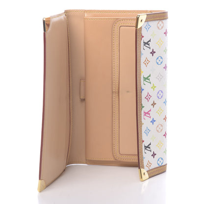 Louis Vuitton Monogram Multicolor Porte Tresor International Wallet White 5 of 8
