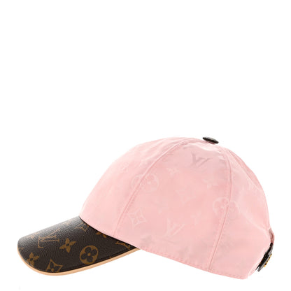 Louis Vuitton Polyester Silk Monogram LV Get Ready Cap M Pink 4 of 11