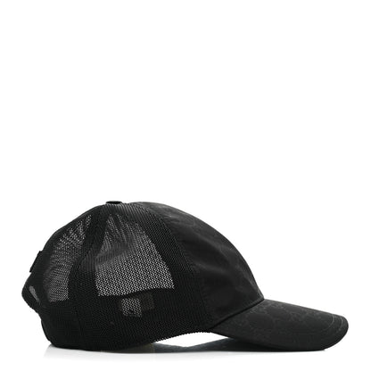 Gucci Nylon Monogram Baseball Hat L Black 5 of 9