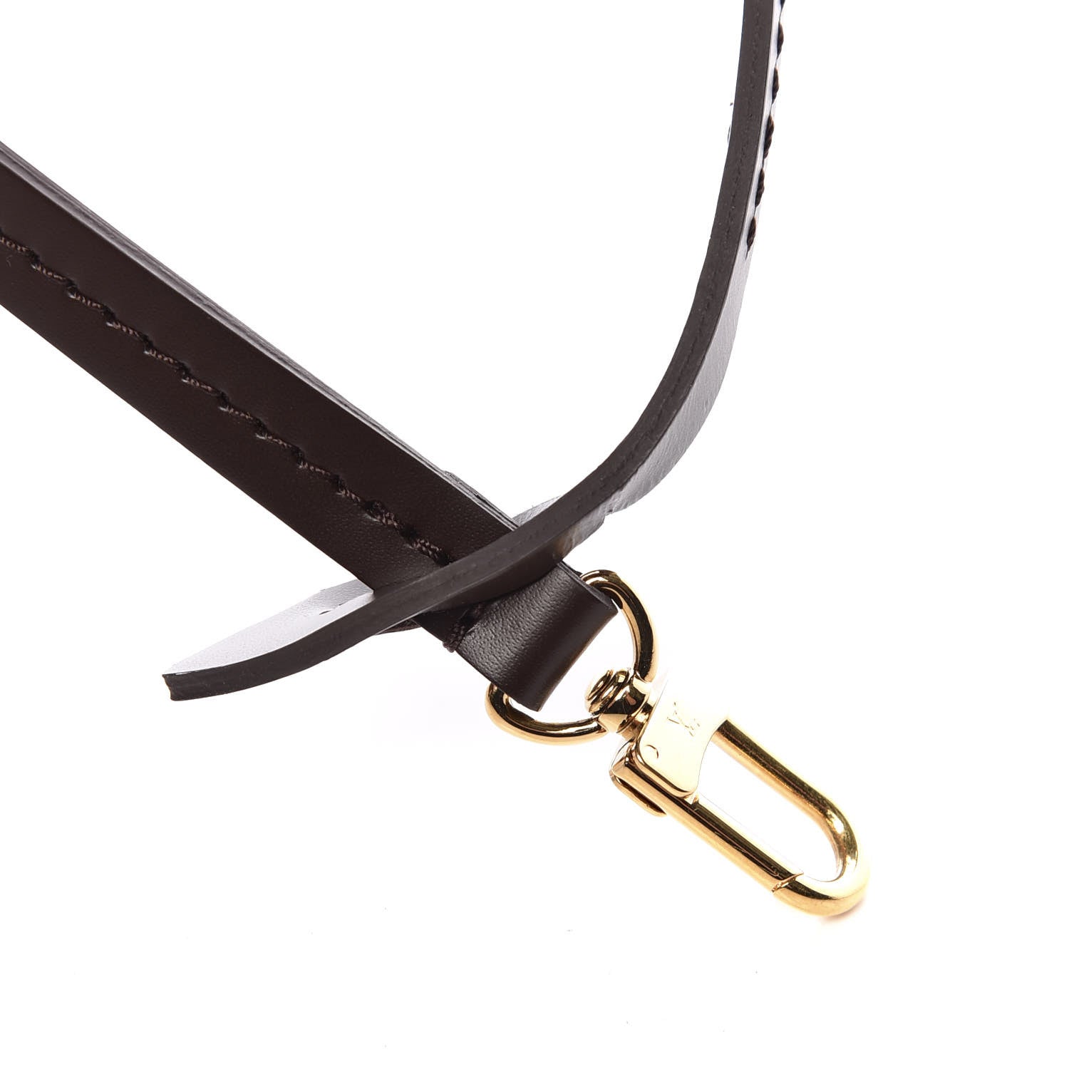 Louis Vuitton Calfskin Pochette Accessories Strap Brown 2 of 2