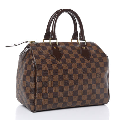 Louis Vuitton Damier Ebene Speedy 25 3 of 15