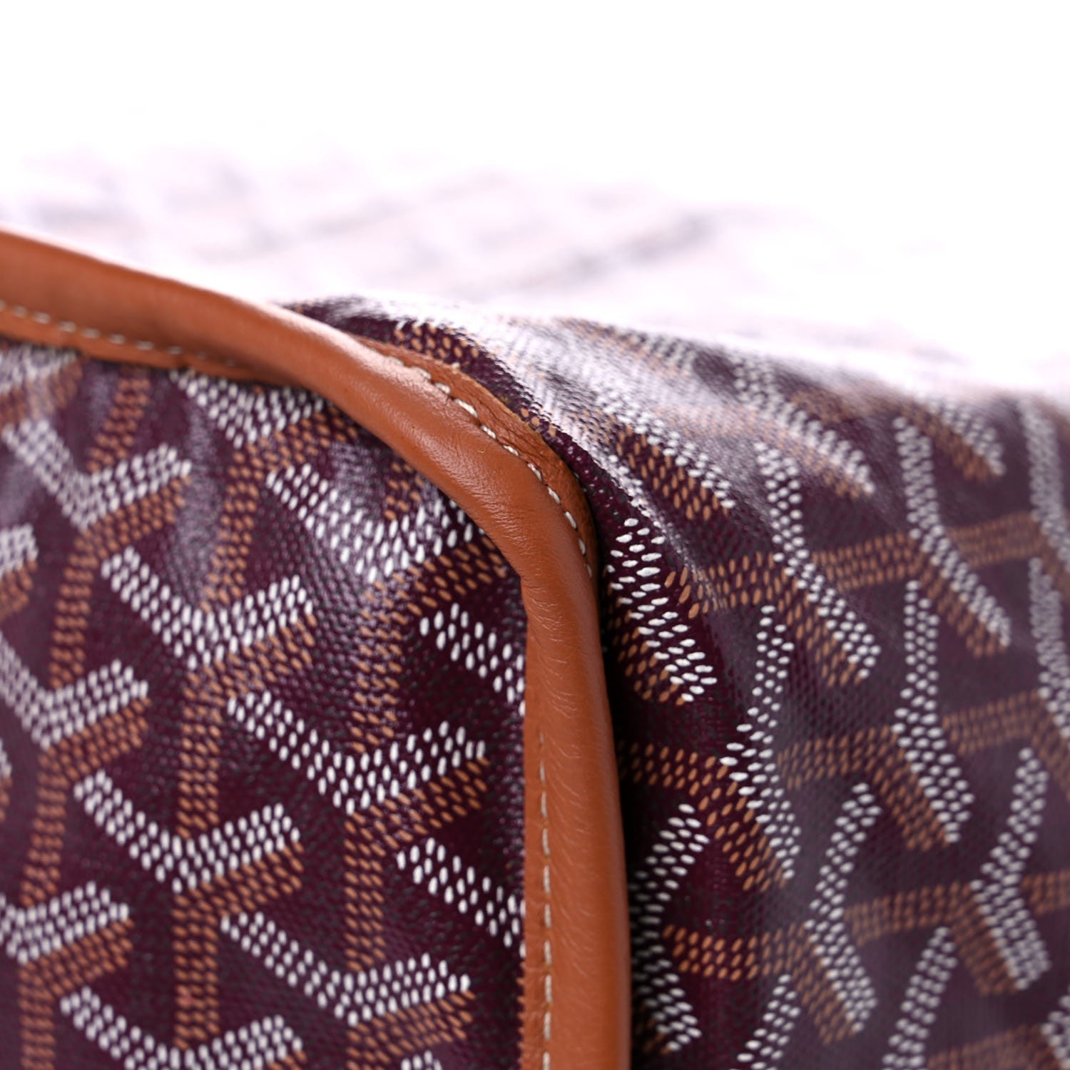 Goyard Goyardine Reversible Pertuis GM Burgundy 11 of 17