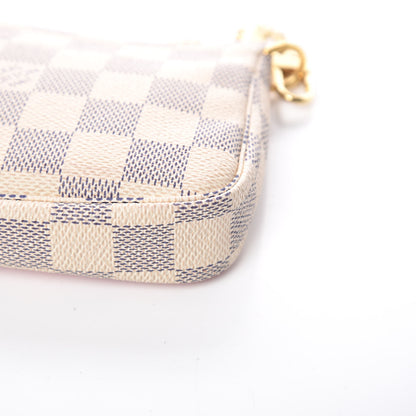 Louis Vuitton Damier Azur 2017 Christmas Animation Mini Pochette Accessories 11 of 11