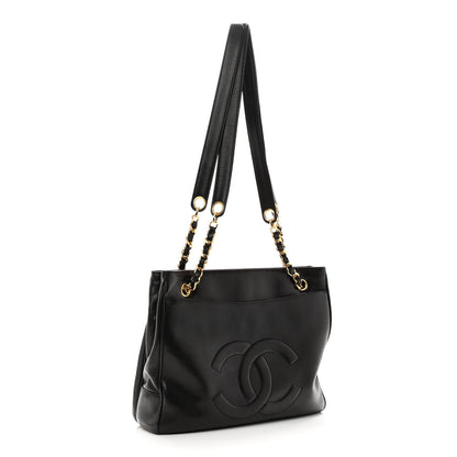 Chanel Lambskin Flap Shoulder Bag Black 3 of 11