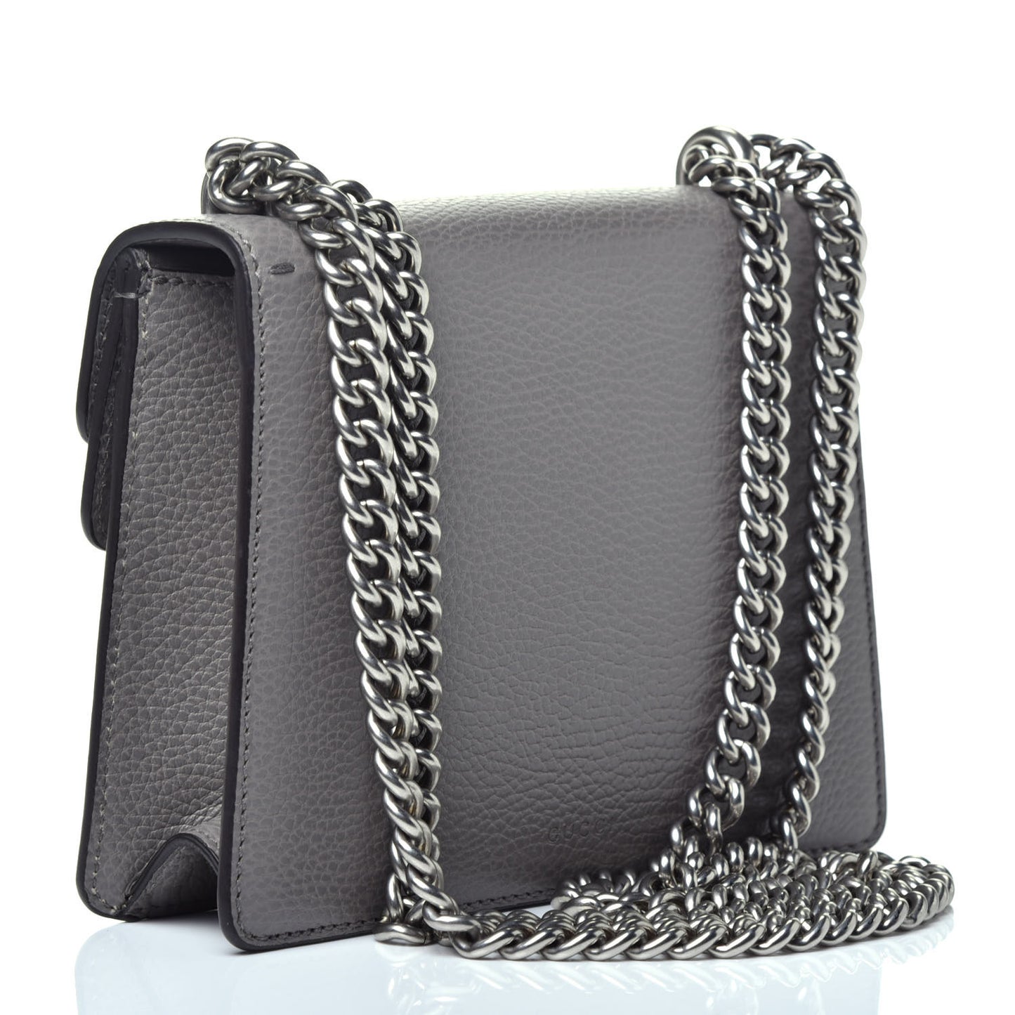 Calfskin Mini Dionysus Shoulder Bag Dusty Grey