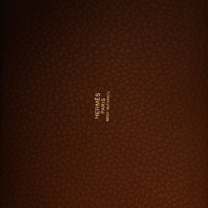 Hermes Taurillon Clemence Picotin Lock 18 PM Gold 6 of 10