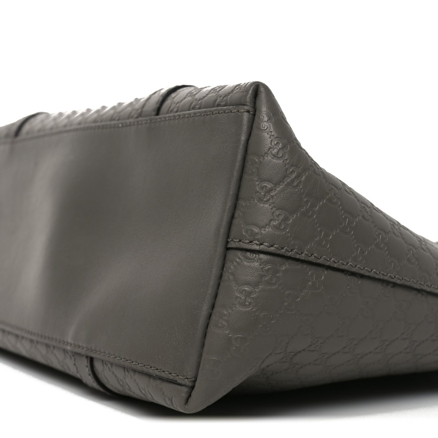 Soft Microguccissima Small Zippered Satchel Loess