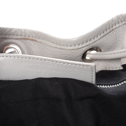 Balenciaga Chevre Silver Metallic Edge Hardware Backpack Gris Glace 7 of 10