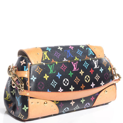 Louis Vuitton Monogram Multicolor Beverly MM Black 3 of 8