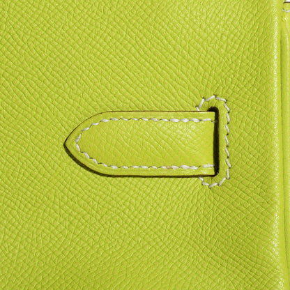 Hermes Epsom Candy Birkin 35 Kiwi Lichen 17 of 27