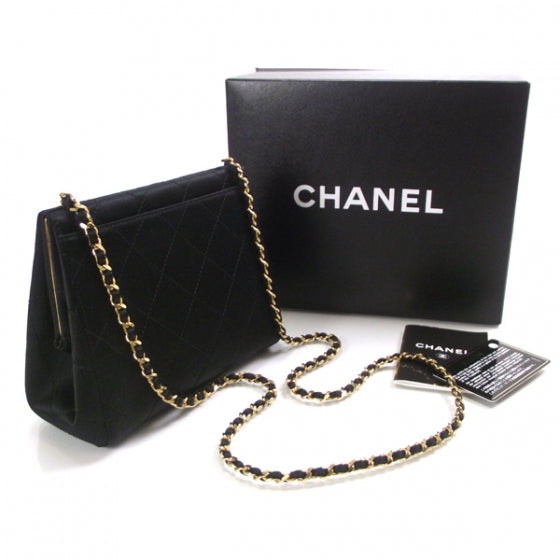 Chanel Satin Quilted Evening Bag 3 of 10