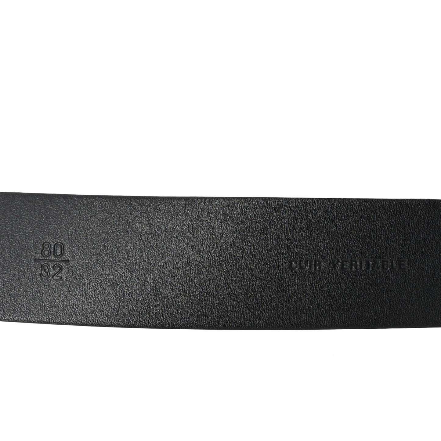 Calfskin CC Chain Belt 80 32 Black
