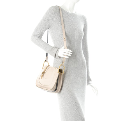 Chloe Grained Calfskin Mini Hayley Hobo Cement Pink 2 of 6