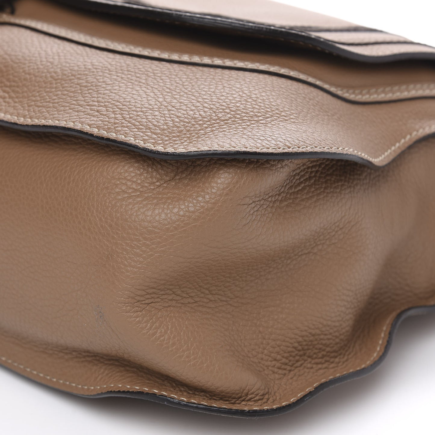 Calfskin Large Marcie Satchel Nut