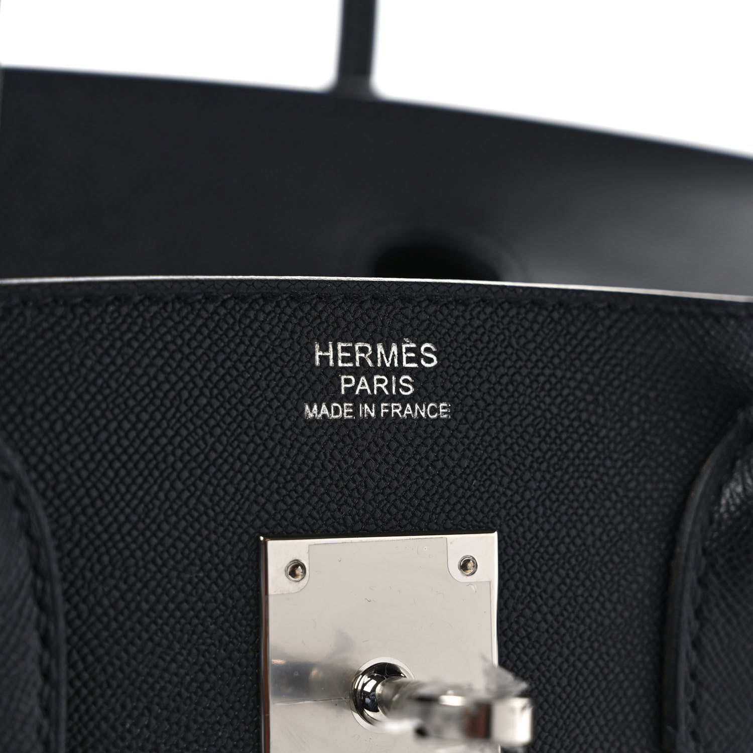 Hermes Madame Calfskin Birkin Sellier 30 Black 6 of 8