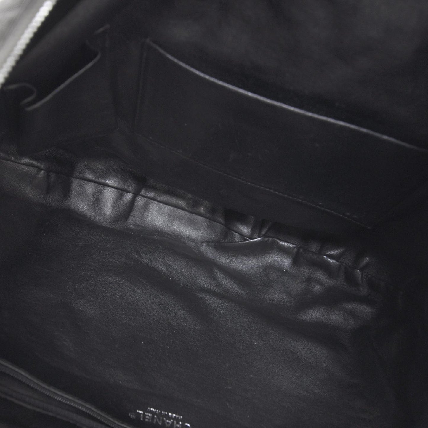 Leather Modern Chain Hobo Brown