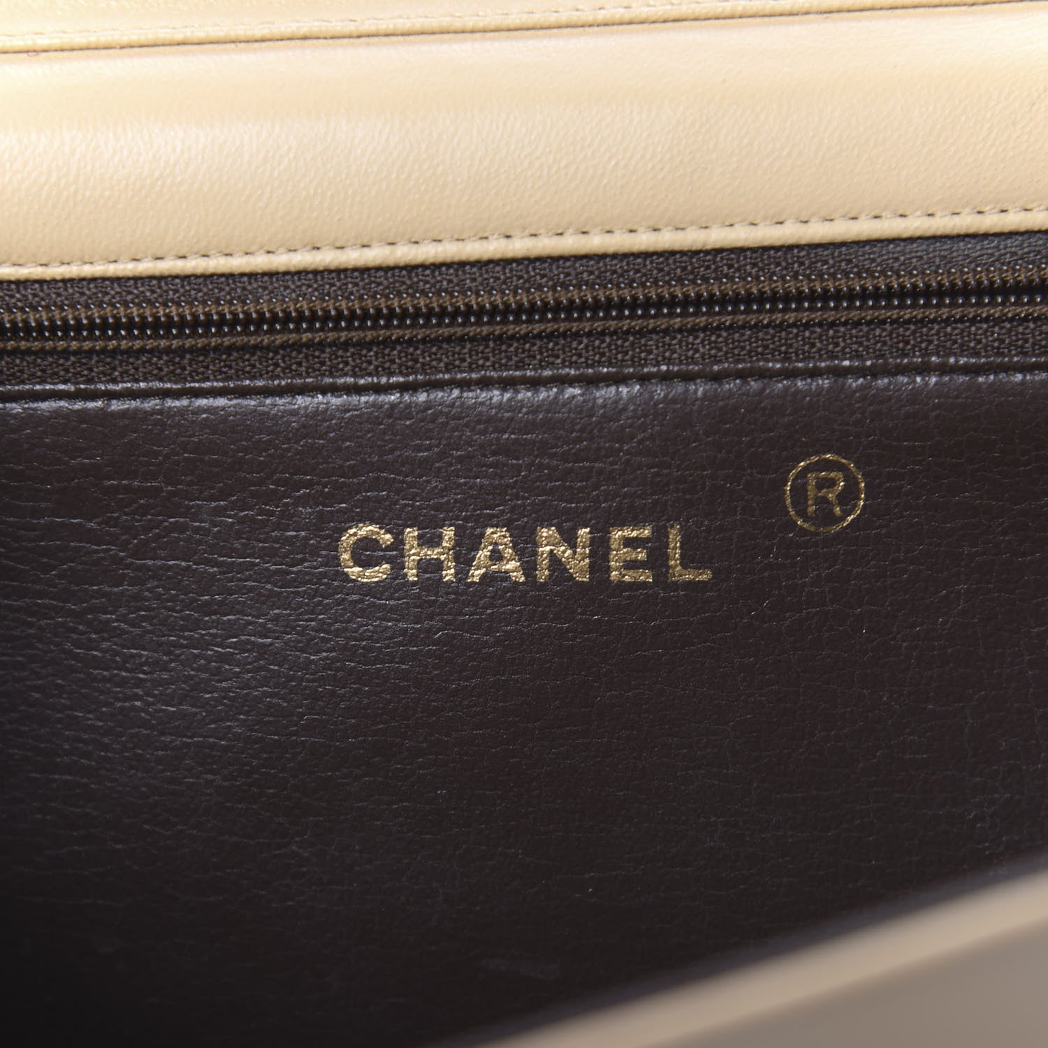 Chanel Lambskin Quilted Medium Single Flap Beige 6 of 15