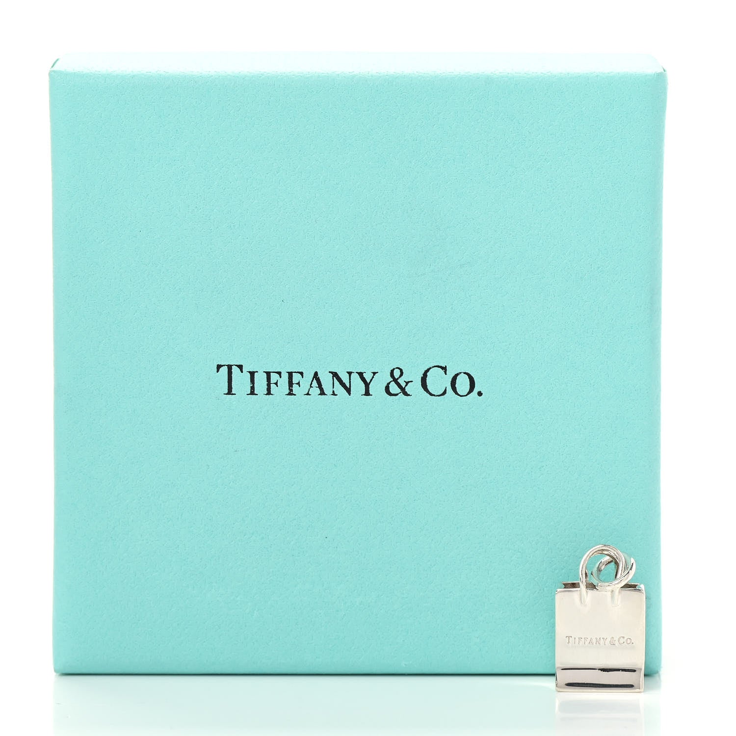 Tiffany Sterling Silver Shopping Bag Charm 4 of 4
