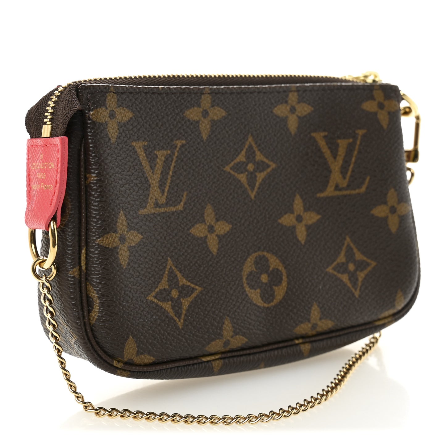 Monogram 2021 Christmas Animation London Mini Pochette Accessories Red