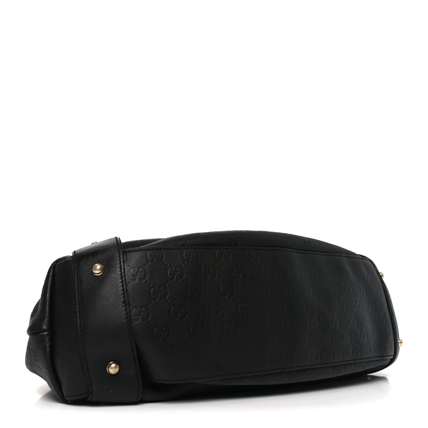 Gucci Guccissima Medium Pelham Shoulder Bag Black 4 of 11