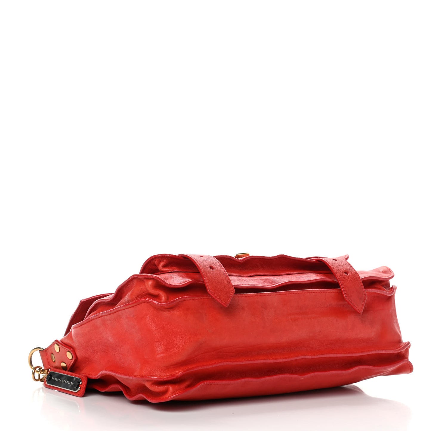 Lambskin Medium PS1 Satchel Red