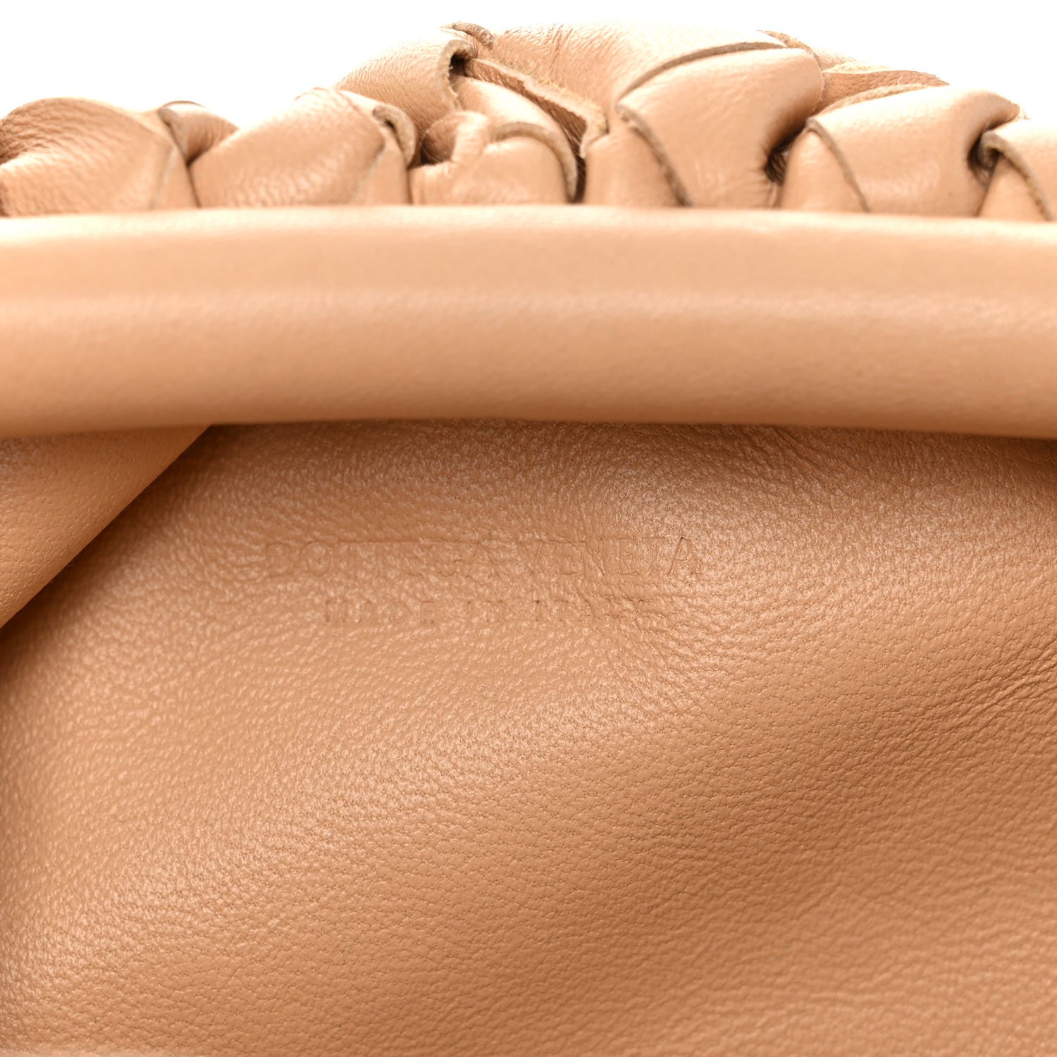 Bottega Veneta Nappa Intrecciato The Mini Pouch Almond 6 of 14