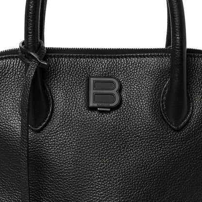 Balenciaga Calfskin LED Logo Projector Top Handle Bag Black 9 of 14