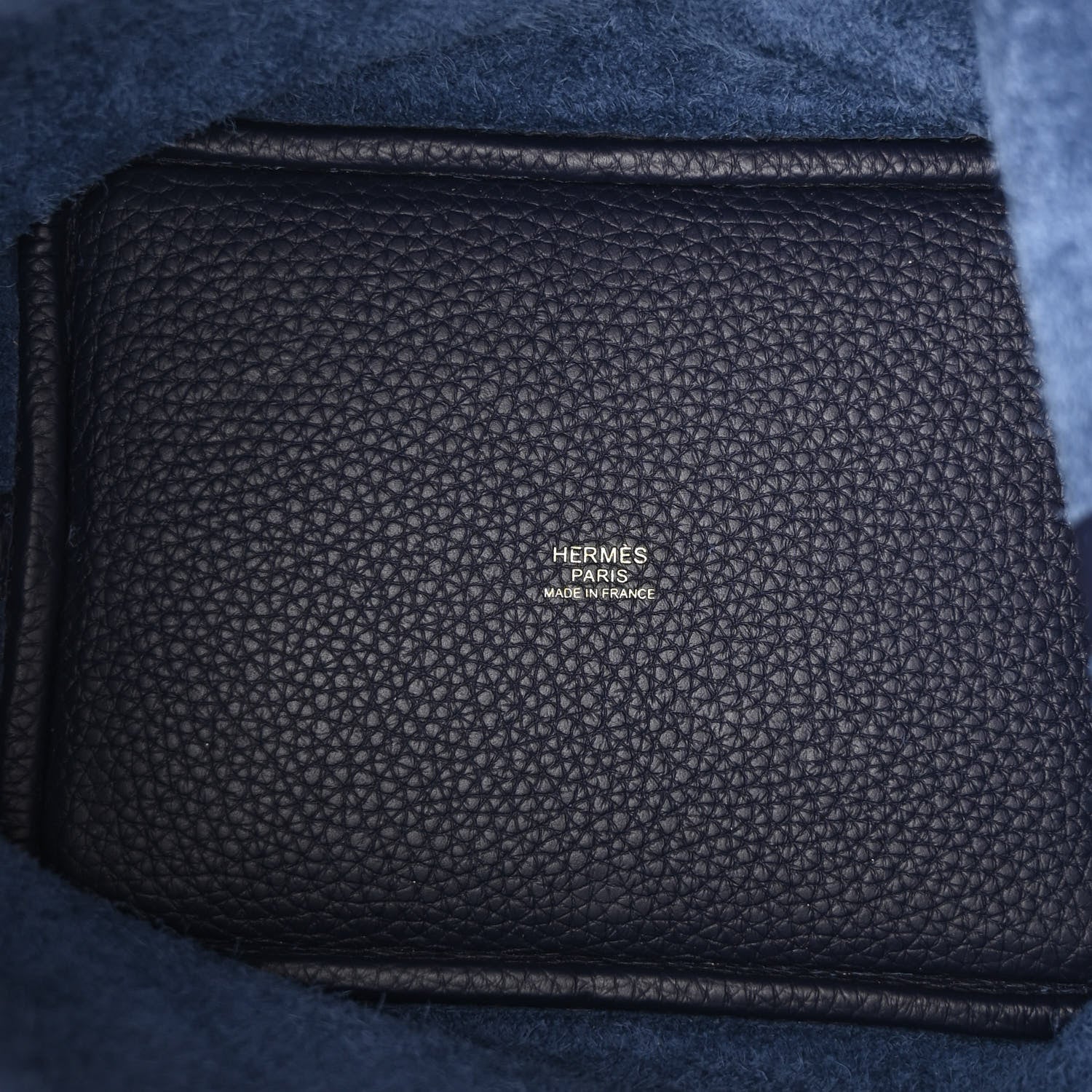 Hermes Taurillon Clemence Picotin Lock 18 PM Bleu Nuit 5 of 13