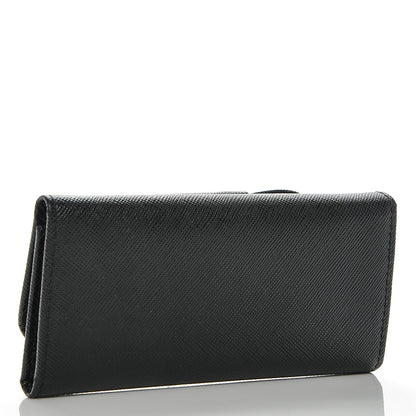 Prada Saffiano Fiocco Bow Metal 6 Key Holder Nero Black 3 of 7