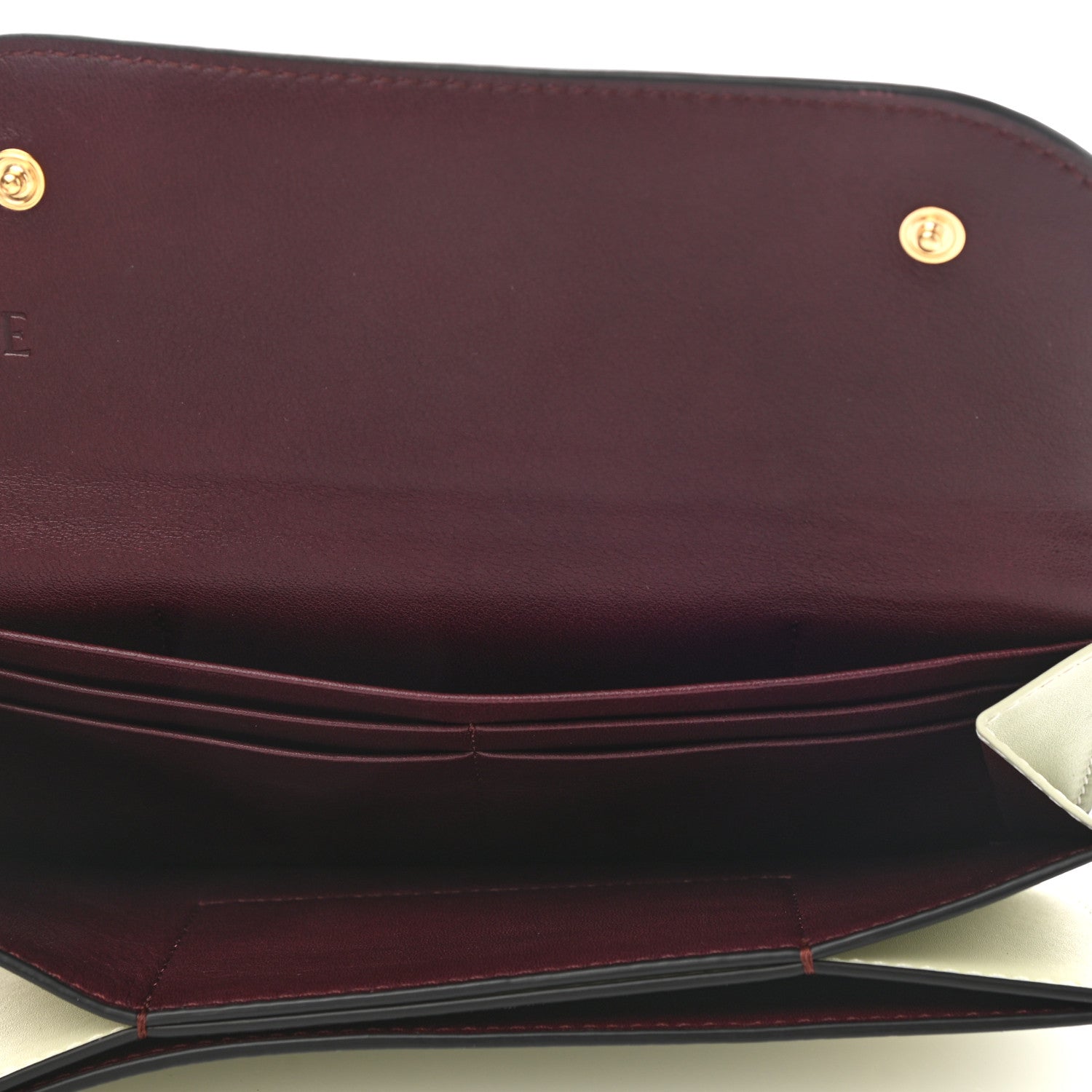 Loewe Smooth Calfskin Gate Continental Wallet Kaolin Sage 5 of 9
