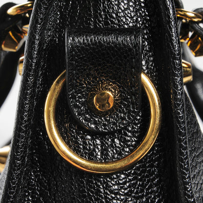 Balenciaga Chevre Gold Metallic Edge Hardware Mini City Black 14 of 15
