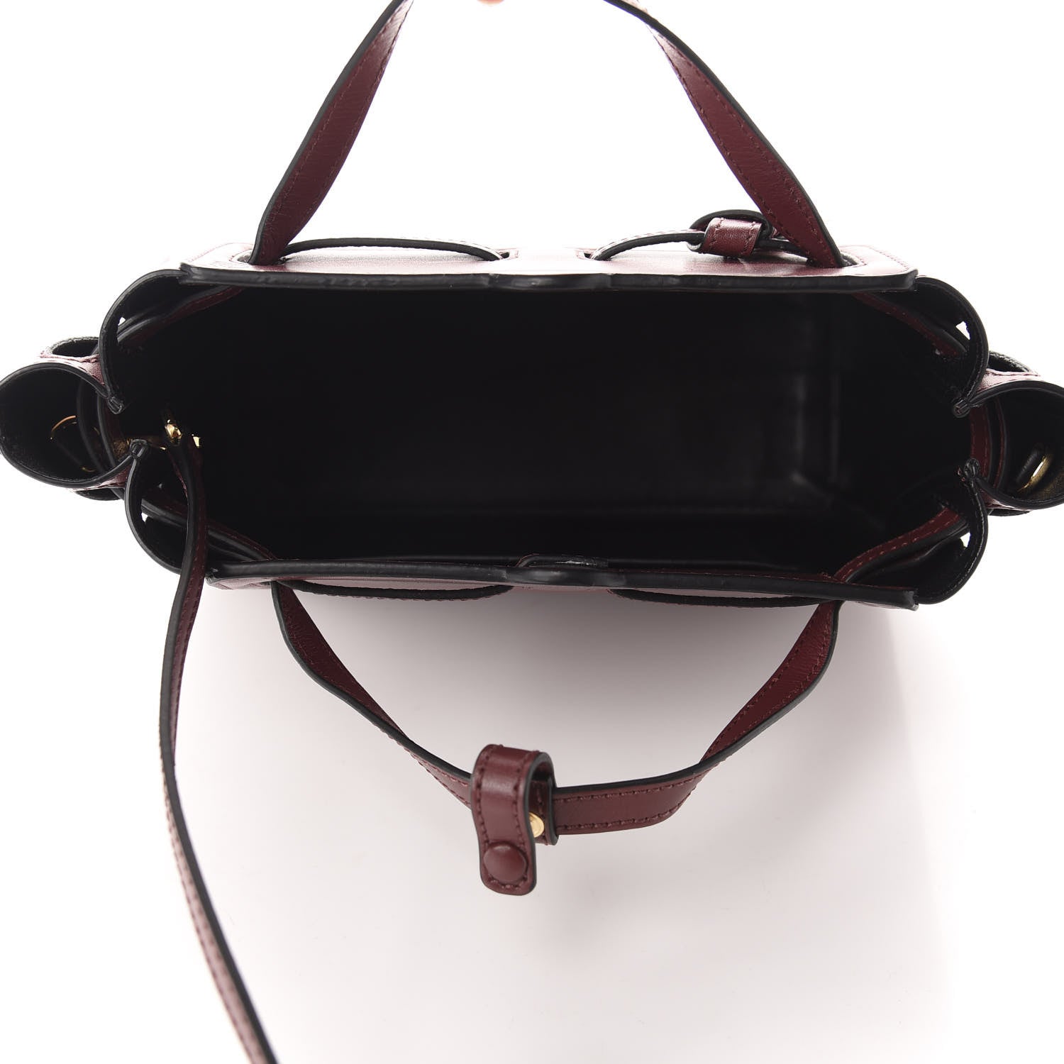 Loewe Boxcalf Lazo Tote Burgundy 5 of 10