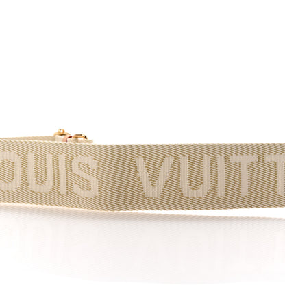 Louis Vuitton Jacquard High Rise Shoulder Strap Beige 3 of 5