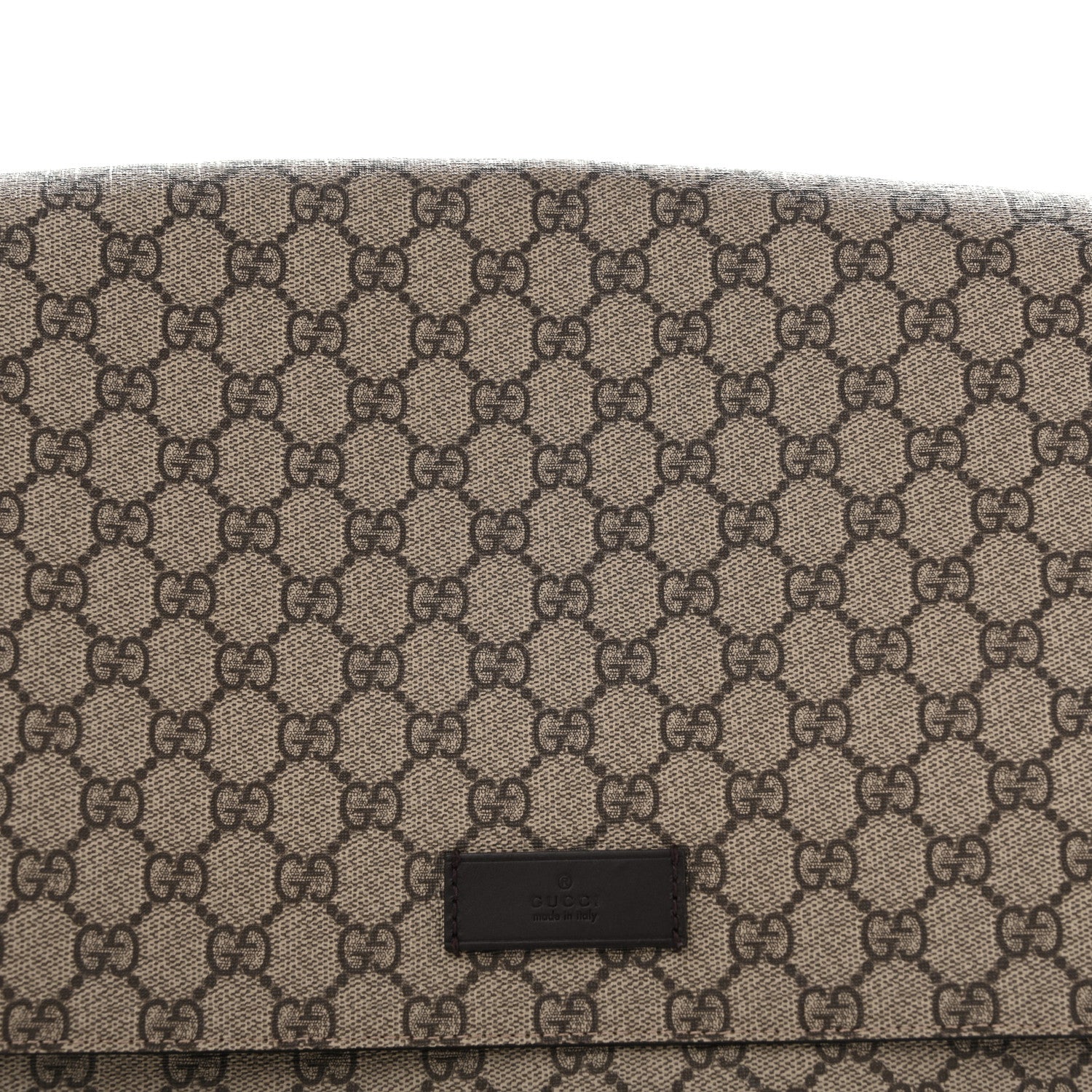 Gucci GG Plus Monogram Messenger Diaper Bag Dark Brown 8 of 13