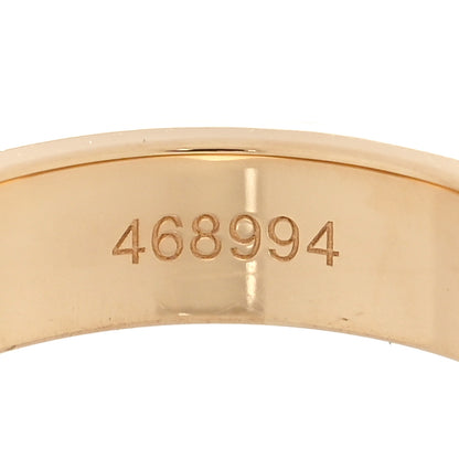 Harry Winston 18K Yellow Gold Diamond HW Logo Single Diamond Band Ring 53 6.25 6 of 7