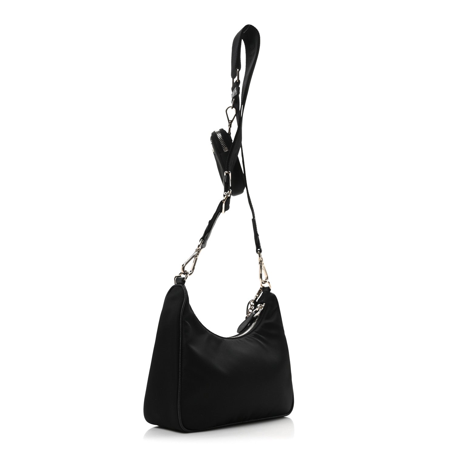 Prada Re-Nylon Saffiano Re-Edition 2005 Shoulder Bag Black 3 of 10