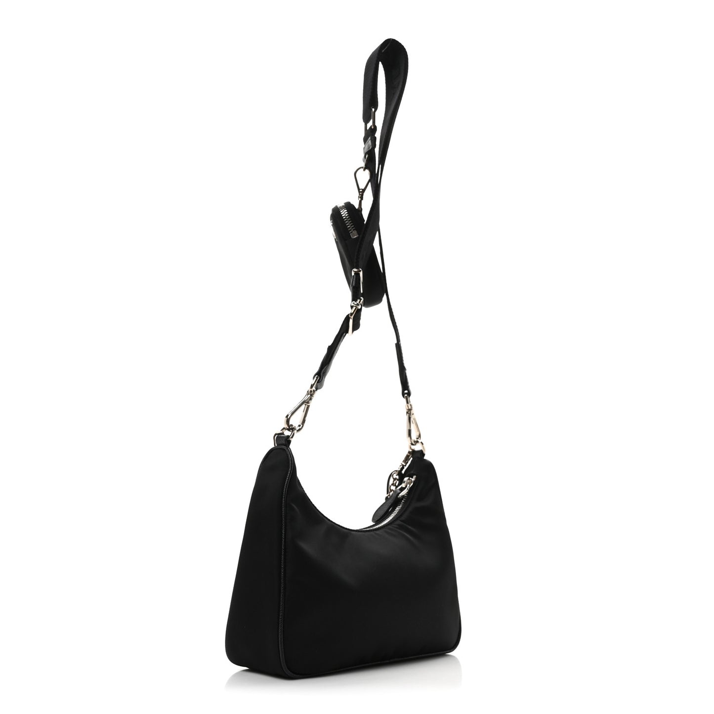 Re-Nylon Saffiano Re-Edition 2005 Shoulder Bag Black
