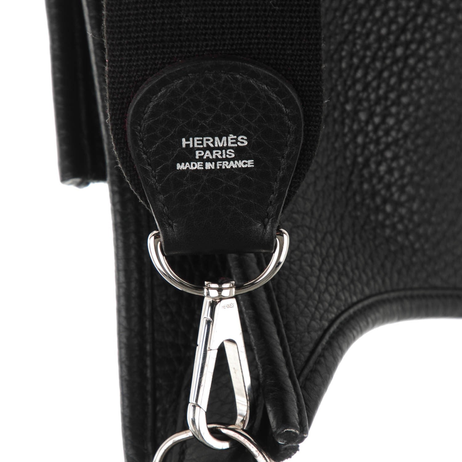 Hermes Taurillon Clemence Evelyne III GM Black 8 of 9