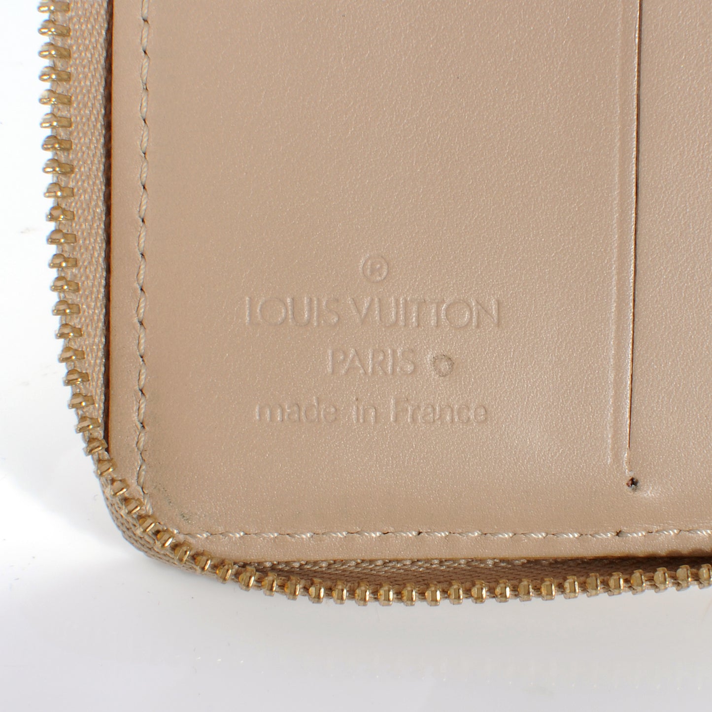 Vernis Broome Zip Wallet Beige