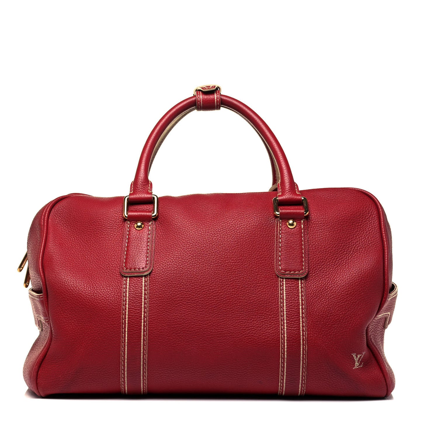 Tobago Leather Carryall Red